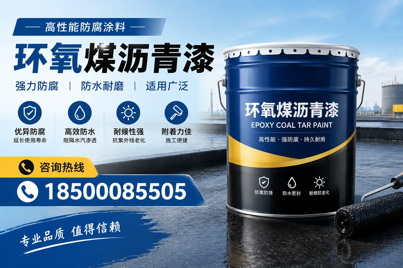 环氧煤沥青漆的主要成分与功能,眉山用户深度了解